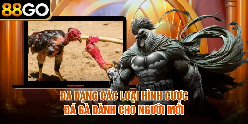 Đa dạng các loại hình cược đá gà dành cho người mới
